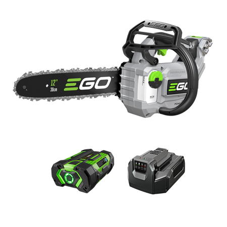EGO POWER+ 12" Compact Chain Saw with 2.5Ah Battery and 210W Charger CS1201