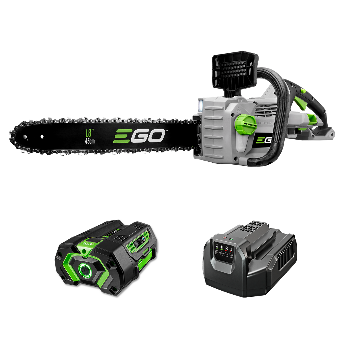 EGO Power+ 18" Chain Saw with 5.0Ah Battery and Standard Charger CS1804