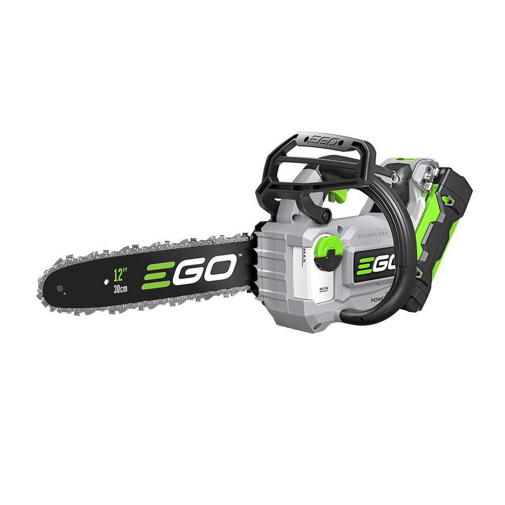 EGO POWER+ 12 inch Compact Chain Saw (30cc Equivalent) with 3.0Ah Tabless Battery and 320W Charger