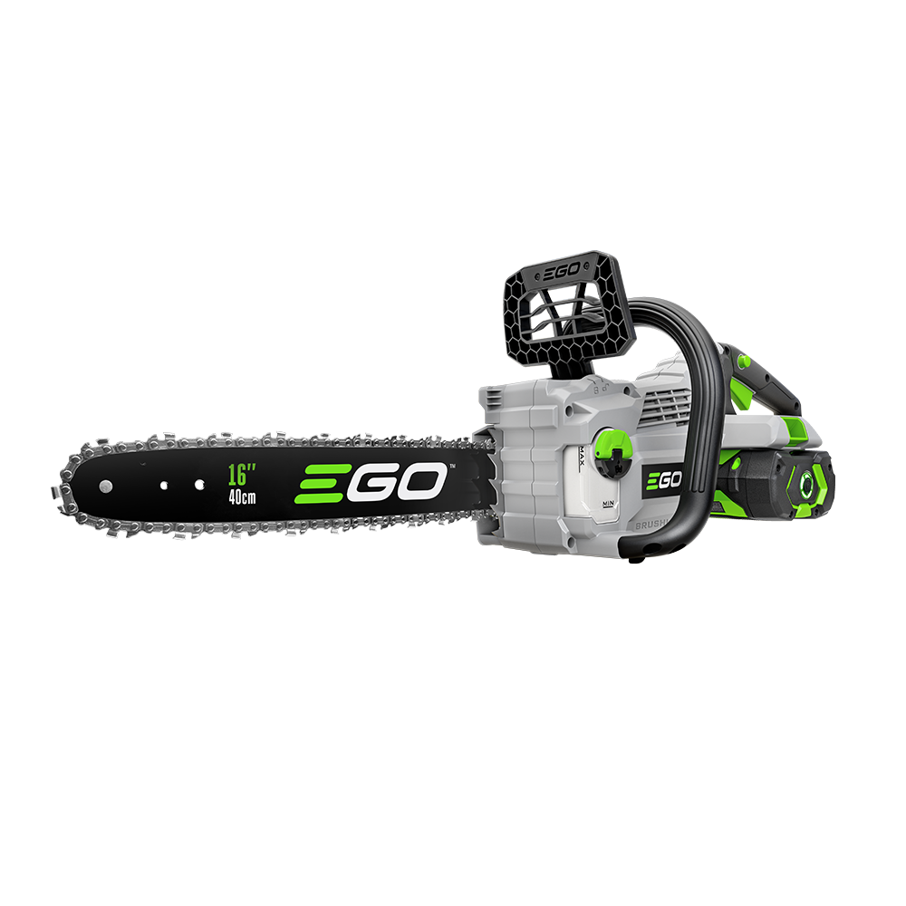 EGO POWER+ 16 inch Chain Saw (40cc Equivalent) with 4.0Ah Battery and 210W Standard Charger